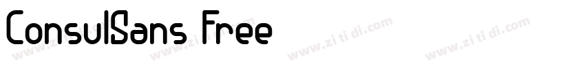 ConsulSans Free字体转换